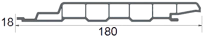 Rondkant 148 mm